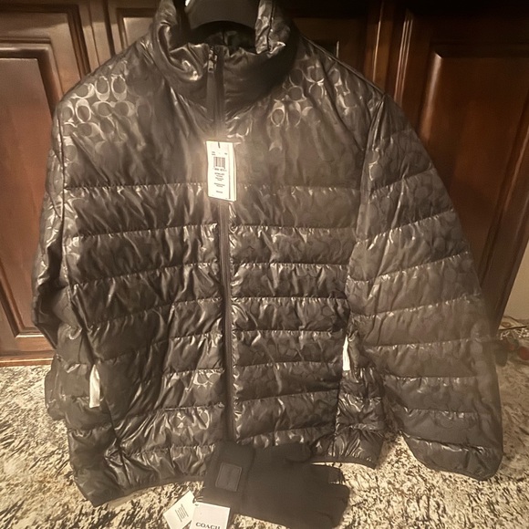 Coach Black LW Down Jacket